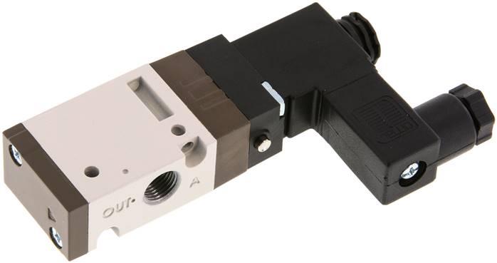 3/2-Wege Magnetventil, G 1/8", Federrückstellung (NC), 115 V AC