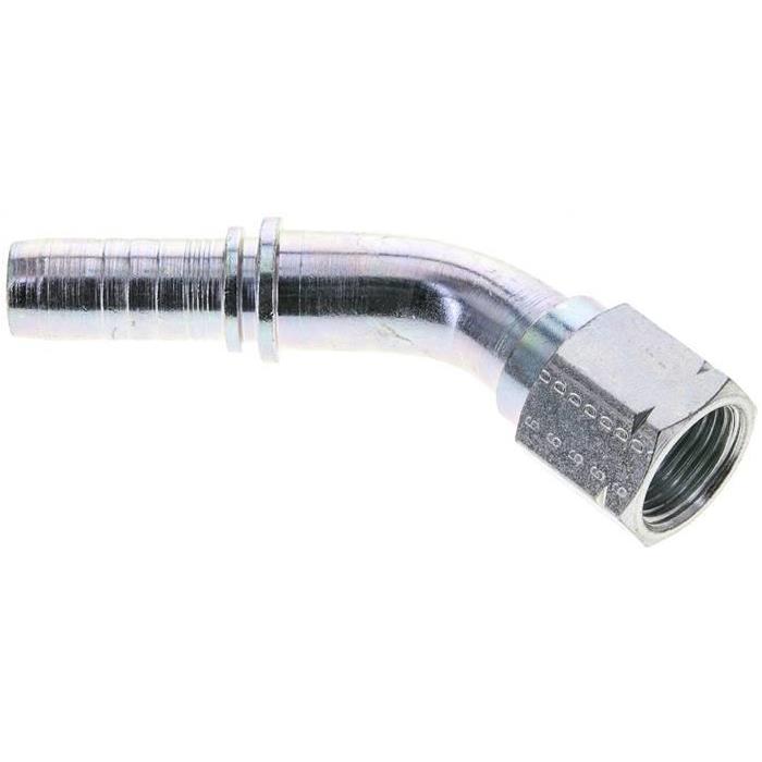 Pressanschluss DKJ (45°), UNF 7/8"-14, DN 16