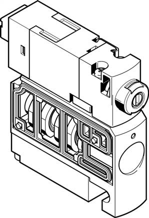 FESTO CPVSC1-M1LH-N-H-Q4O (547331) Magnetventil