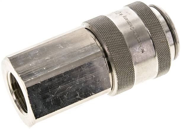 Schnellkupplung (NW19) G 3/4"(IG), Messing vernickelt