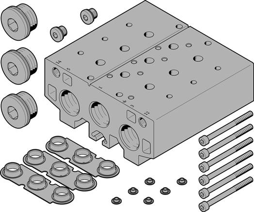 FESTO VABM-B10-30E-G34-7 (8026364) Anschlussblock