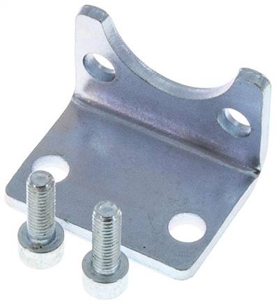 ISO 15552-Fußwinkel 32 mm, Stahl verzinkt