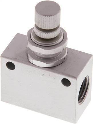 Block-Drosselrückschlagventil, G 1/4", Kompakt