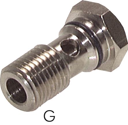 Hohlschraube für IQS-Ringstücke, G 1/2" 1-fach