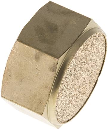 Schalldämpfer G 1", Sinterbronze, Innengewinde