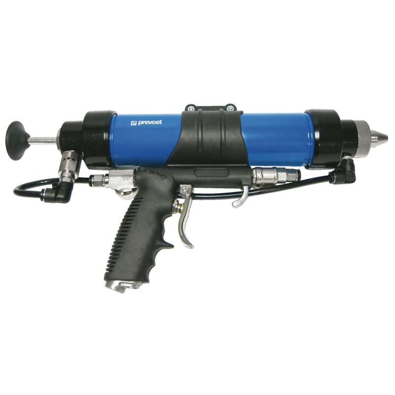 Prevost Kartuschenpresse Dimensionen = 50 x 236 Volumen = 310 Fassungsvermögen = 310 - 400