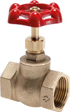 Muffen-Absperrventil, Eco-Line, Messing, G 3/4", PN 10