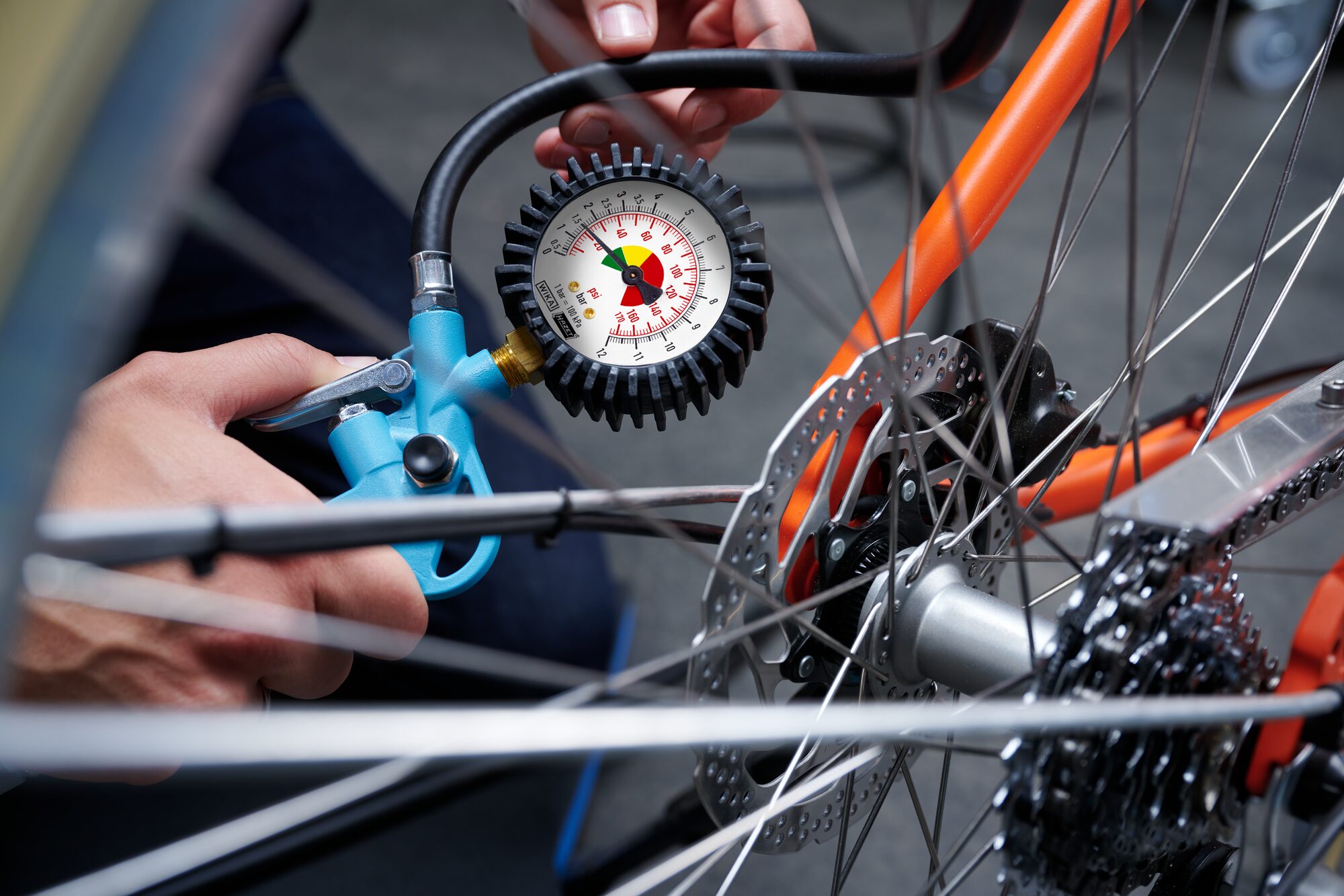 HAZET Reifenfüll-Messgerät 9041-1 + Adapter-Set