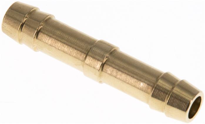 Schlauchverbindungsrohr 8 (5/16")mm-8 (5/16")mm, Messing