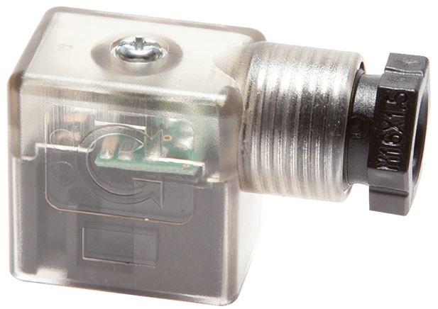 LED-Stecker Größe 1 (Industrienorm B), 24 V AC/DC