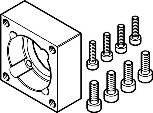 FESTO EAMF-A-28B-40S/40T (562666) Motorflansch