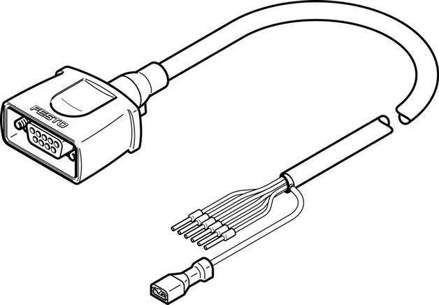 FESTO NEBM-S1G9-E-5-Q5-LE6 (1450370) Motorleitung
