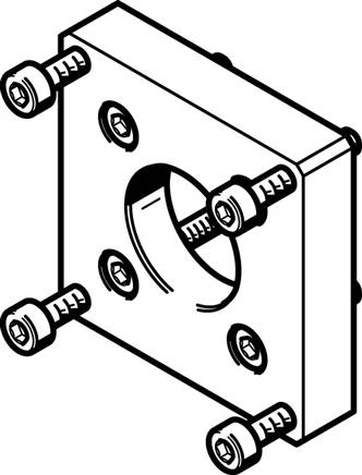 FESTO EAMF-A-28B-40A (552163) Motorflansch