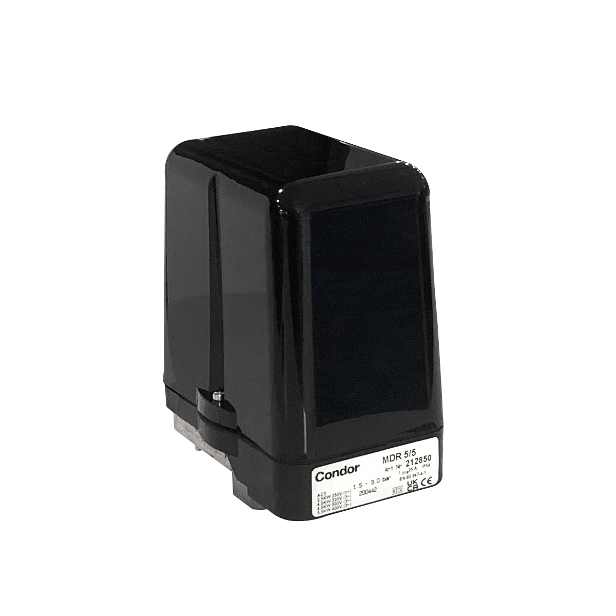 Condor Druckschalter MDR 5/5 1,5-5 bar G 1/2" Alu 212850