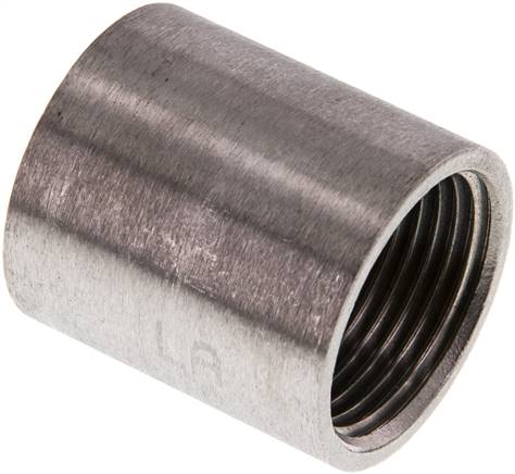 Rundmuffe Rp 1"-Rp 1", 1.4408