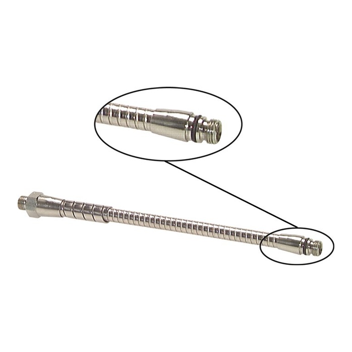 Tubo flessibile del refrigerante in metallo 400mm, G 1/4" M 12 x 1