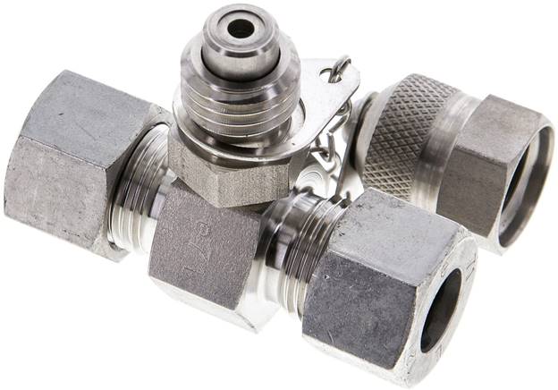 Messanschluss M16x2, 12 L (M18x1,5)-HD-Verschraubung, 1.4571