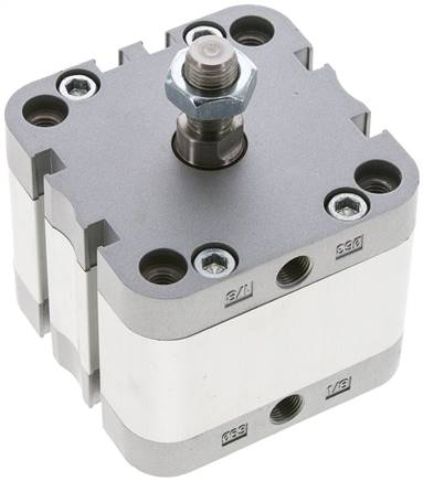 ISO 21287-Zylinder, doppeltw., Kolben 63mm, Hub 15mm, Kolbenstange AG