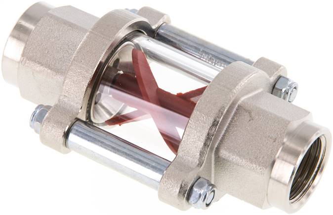 Flügelrad-Durchflussanzeige G 1/2", 1,3 - 6,3 l/min