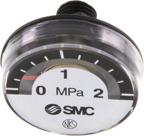 Mini-Manometer, 26mm, 0 - 2 MPa, R 1/16"