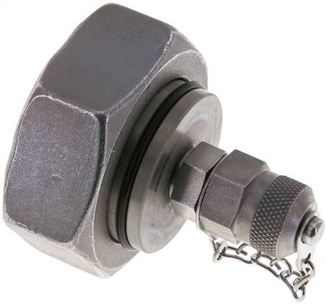 Messanschluss M16x2, 42 L-Dichtkegel, Stahl verzinkt