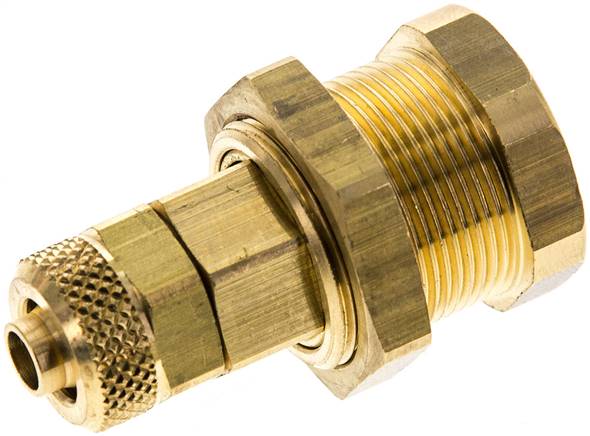 Abreiß-Schnellkupplung (NW5) 8x6mm Schlauch, Messing