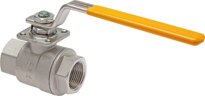 Edelstahl-Kugelhahn, DVGW, Rp 1-1/4", -0,9 bis 64bar