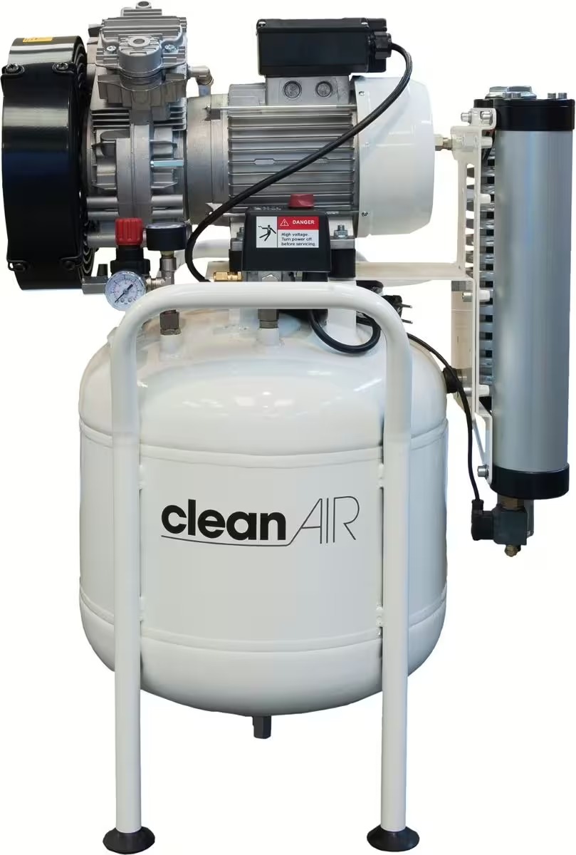 CLEANAIR ölfreier Kompressor CLR 20/50 T 2HP 50L (230V)