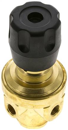 Druckregler, Messing, G 1/4", 0,1 - 1,5bar (für CO2)