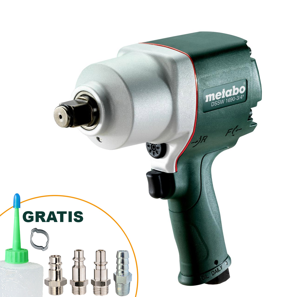 Metabo Druckluft-Schlagschrauber DSSW 1690-3/4"