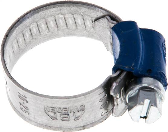 12mm Schlauchschelle 16 - 25mm, Stahl verzinkt (W1) (ABA)