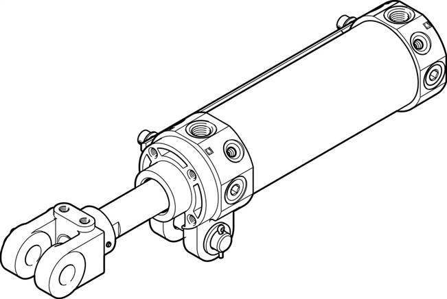 FESTO DWC-63-100-Y-A-G (572363) Gelenkzylinder
