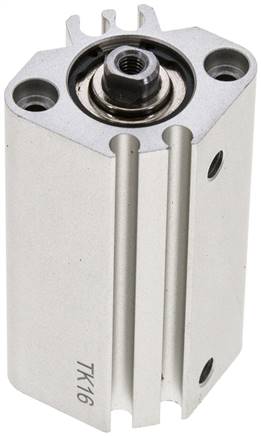 Kompaktzylinder, doppeltwirkend, Kolben 16mm, Hub 30mm -Eco-Line