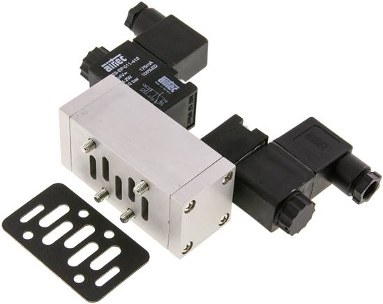 ISO-Ventil (Größe 1), 5/2-Wege Impulsventil, 230 V AC