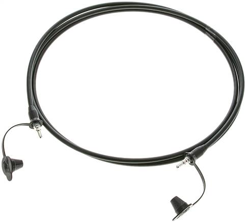 Messschlauch, 2.000mm, Steckanschluss - Steckanschluss