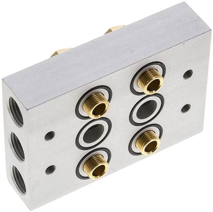 P-R-S-Leiste inkl. Hohlschrauben und Dichtungen für Ventilbaureihe M05 / P05 R 183/2