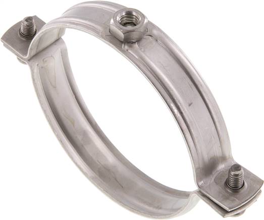 Rohrschelle, 85 - 89mm, 1.4404, ohne Einlage