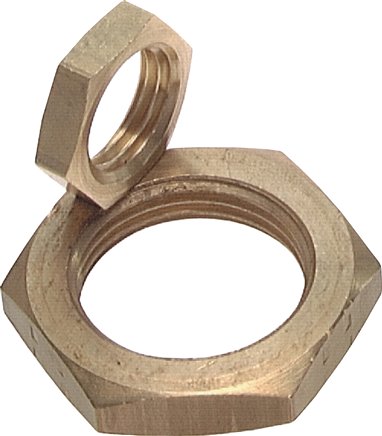 Gegenmutter G 1-1/4", Messing
