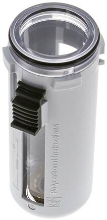 FUTURA Kunststoffbehälter , mit Schutzkorb für Öler BOL 1 F