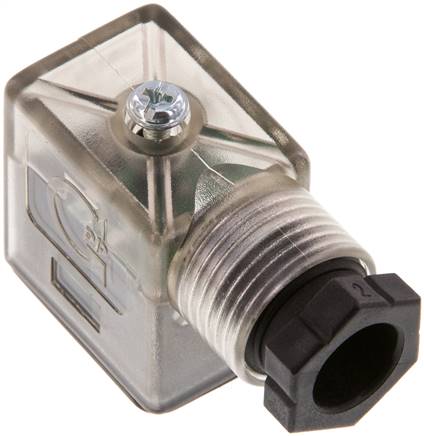 LED-Stecker Größe 1 (Industrienorm B), 24 V AC/DC