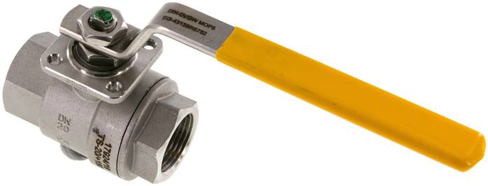 Edelstahl-Kugelhahn, DVGW, Rp 3/4", -0,9 bis 100bar