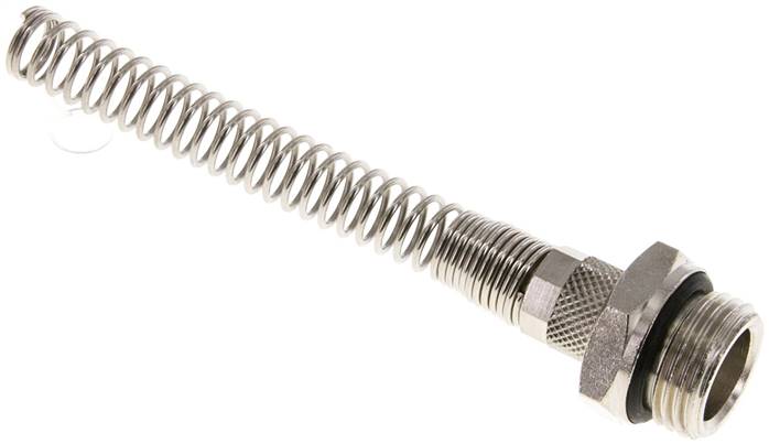 Gerade Verschraubung G 1/2"-8x6mm mit Knickschutz