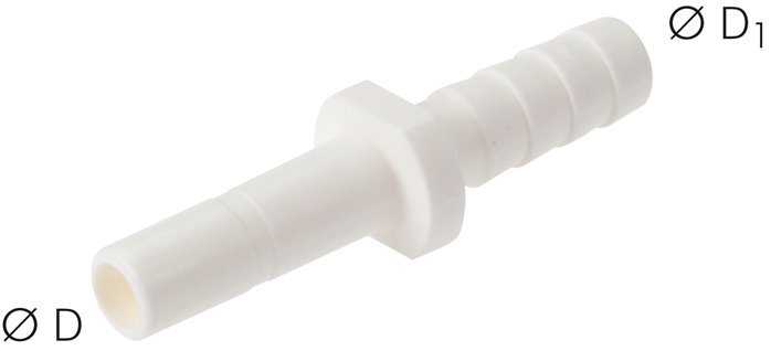 Stecknippel 3/8" (9,52 mm)-13 (1/2")mm Schlauchtülle, IQS-LE