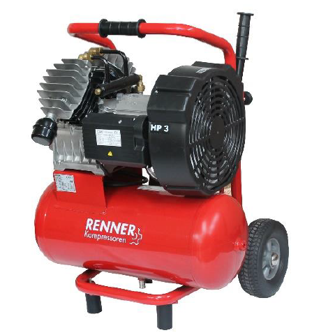 RENNER REKO 350W/24 mobiler Kolbenkompressor (ersetzt REKO 270W/25)