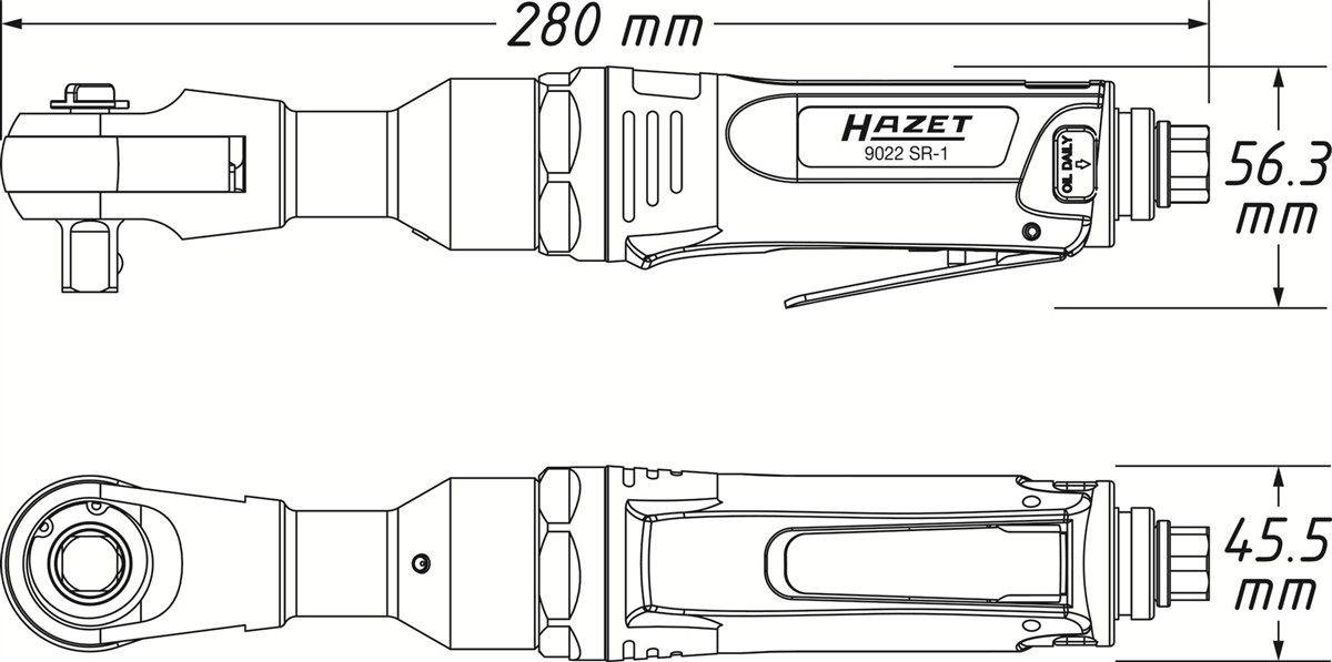 Avvitatore a cricchetto HAZET 9022SR-1