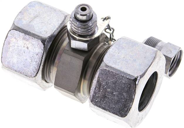 Messanschluss M16x2, 25 S (M36x2)-HD-Verschraubung, Stahl verzinkt