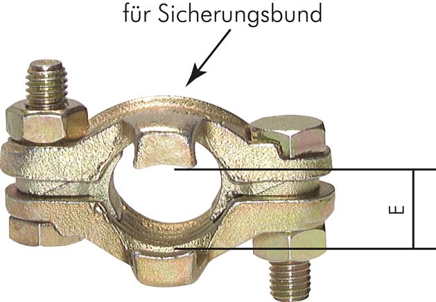 Aufschraub-Schlauchtülle,Sicherungsbund G 1-1/4"-32 (1-1/4")mm