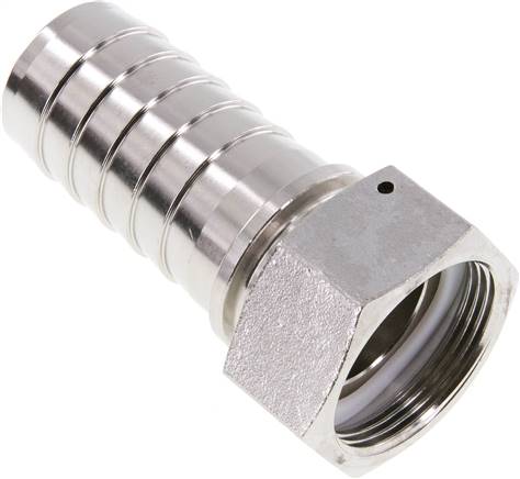Schlauchtülle, DIN EN 14423 G 1-1/2"-38x54mm, 1.4301