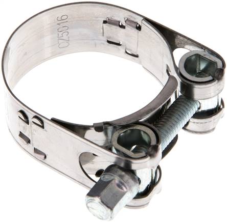 18mm Gelenkbolzenschelle, 37 - 40mm, 1.4016 (W2)