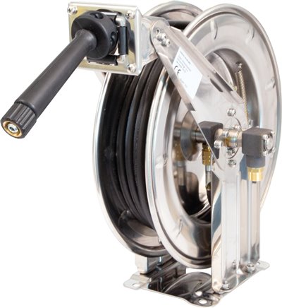 Autom. Schlauchaufroller 12 mtr. 8mm Schlauch,1.4301